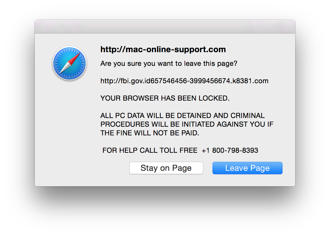 About the Web Browser Pop-up Alert Scam – Intego Support
