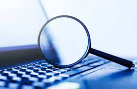 Laptop Computer With Magnifying Glass Concept Of Search Stock Photo -  Download Image Now - iStock